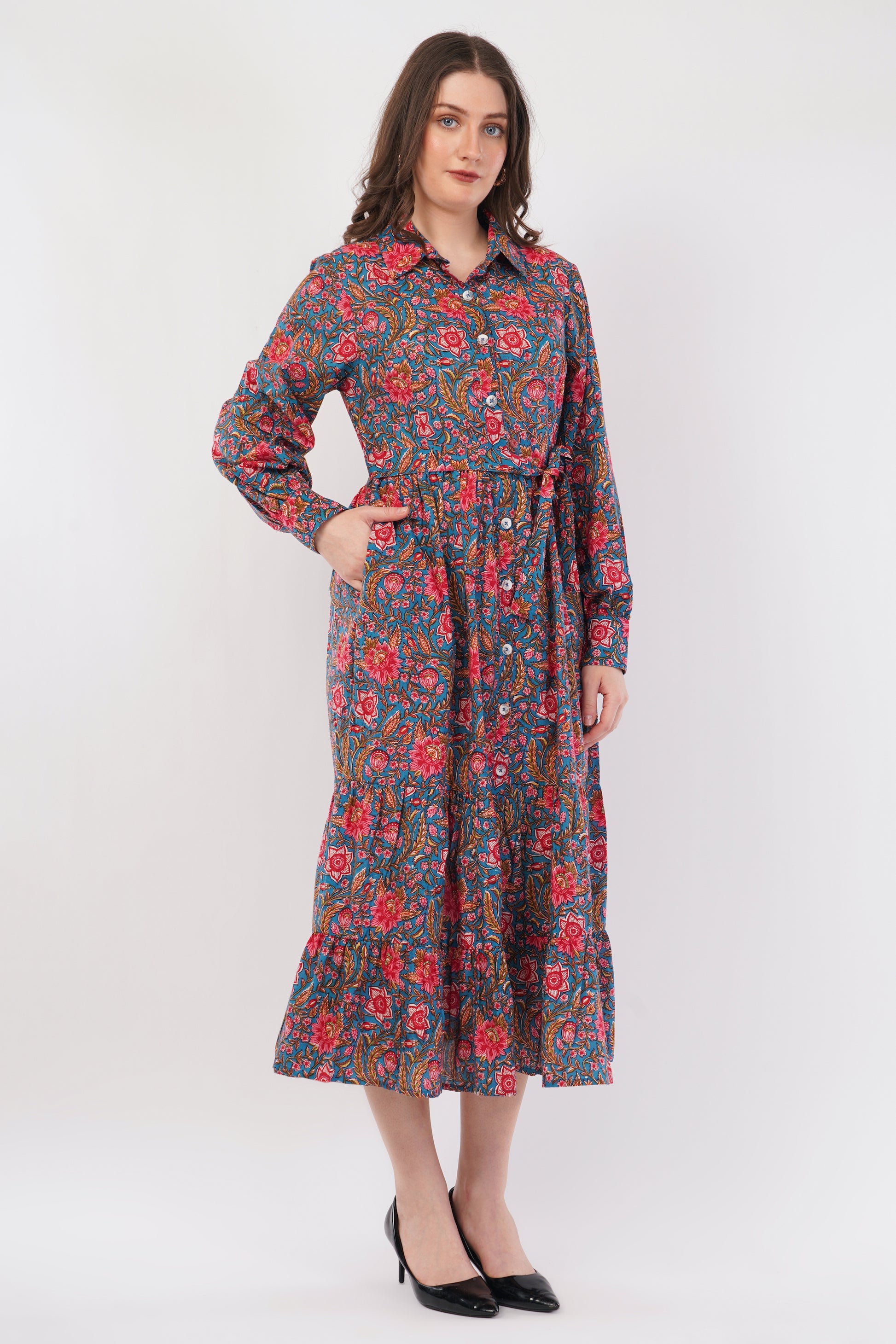 indian long shirt dress Indian Ethnic Women's TIECO DyeVerse