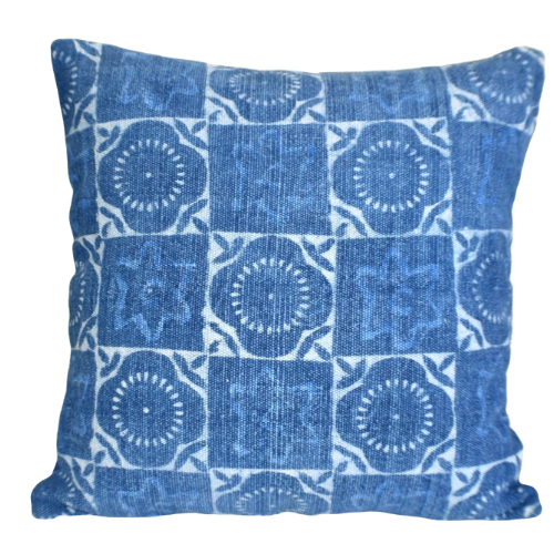 Block Print Heavy Cotton Dari Cushion Cover 65x65cm- IB65-7 - Adore India   